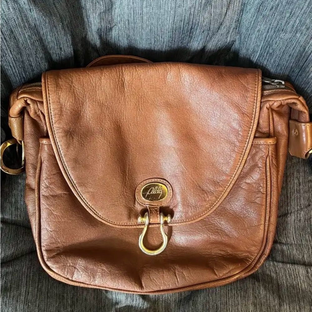 Genuine Brown Peruvian Leather Handbag